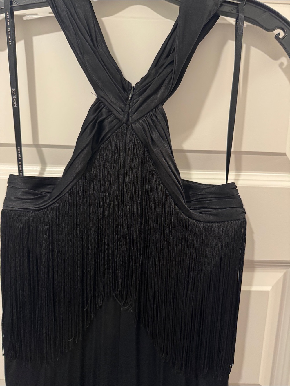 Rachel Zoe Black Fringe Jumpsuit “Maria” - Picture 5 of 8